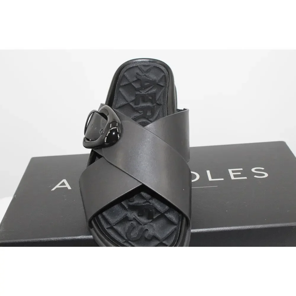 Aerosoles Lago sandals in black womens 6.5 NEW